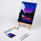Starry Night Couple Paint Party Kits Pre Drawn Canvas Paint and Sip for Adults