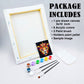 Lion Queen Paint Party Kits Pre Drawn Canvas Paint and Sip for Adults