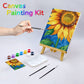 Sunflower Paint Party Kits Pre Drawn Canvas Paint and Sip for Adults