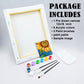 Sunflower Paint Party Kits Pre Drawn Canvas Paint and Sip for Adults