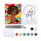 Girl Paint Party Kits Pre Drawn Canvas Paint and Sip for Adults